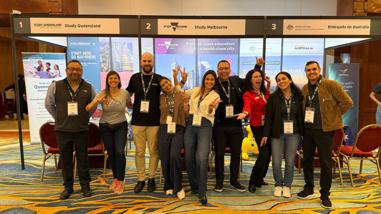 a group of people at an event