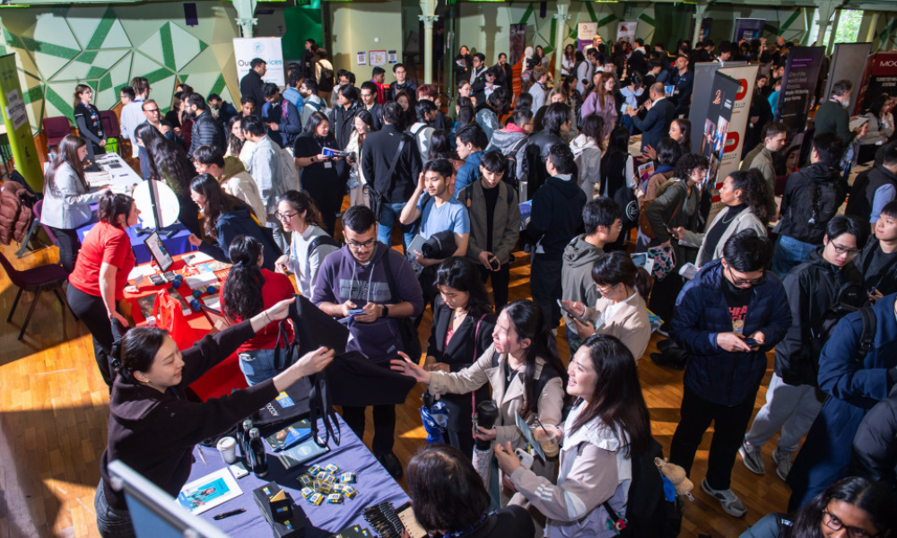 A person presenting at a meeting