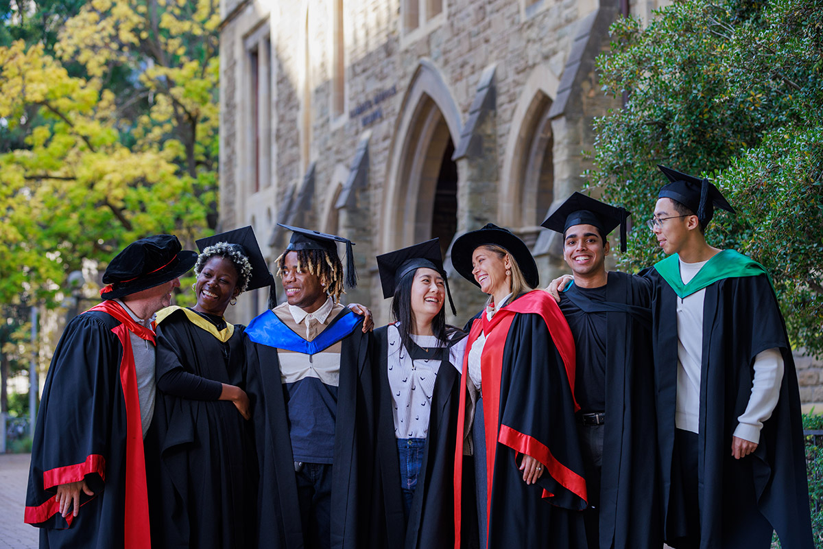 Students graduating