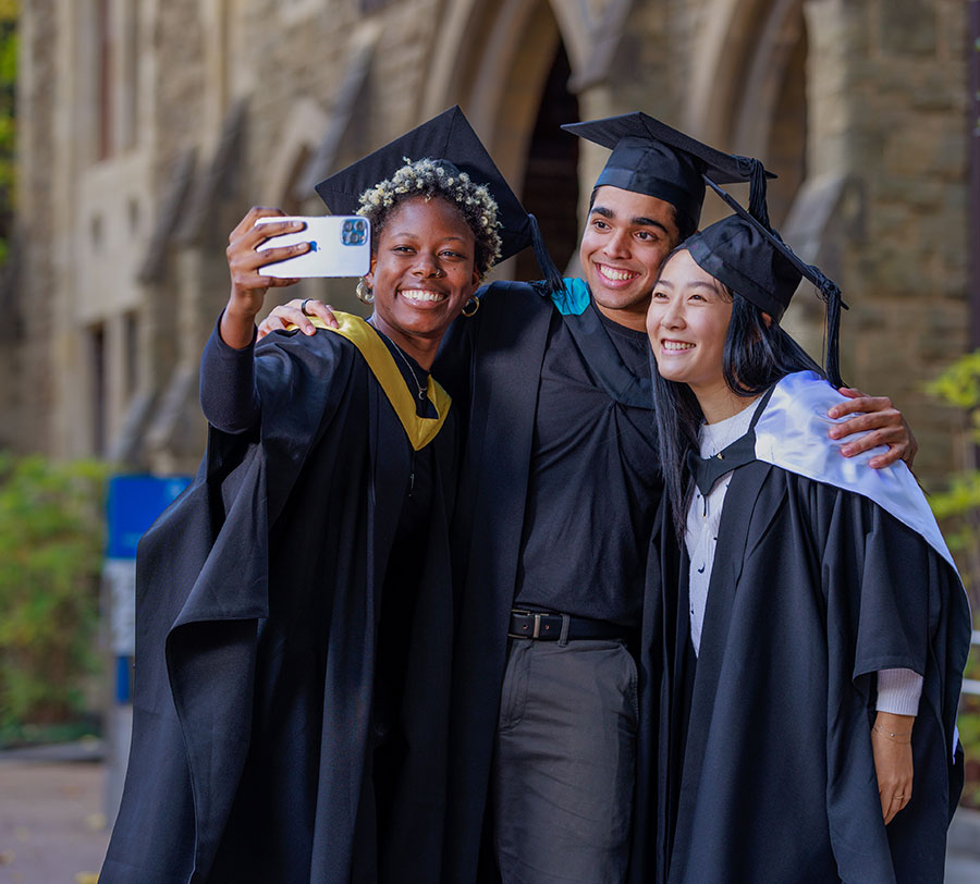 Students in gowns