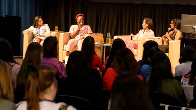 Female led discussion panel with audience