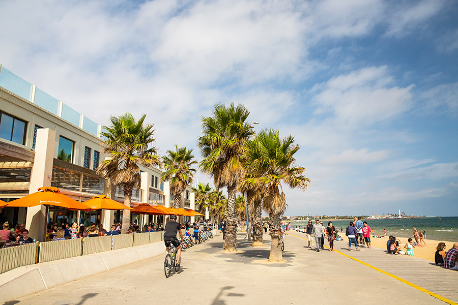 St Kilda beach front