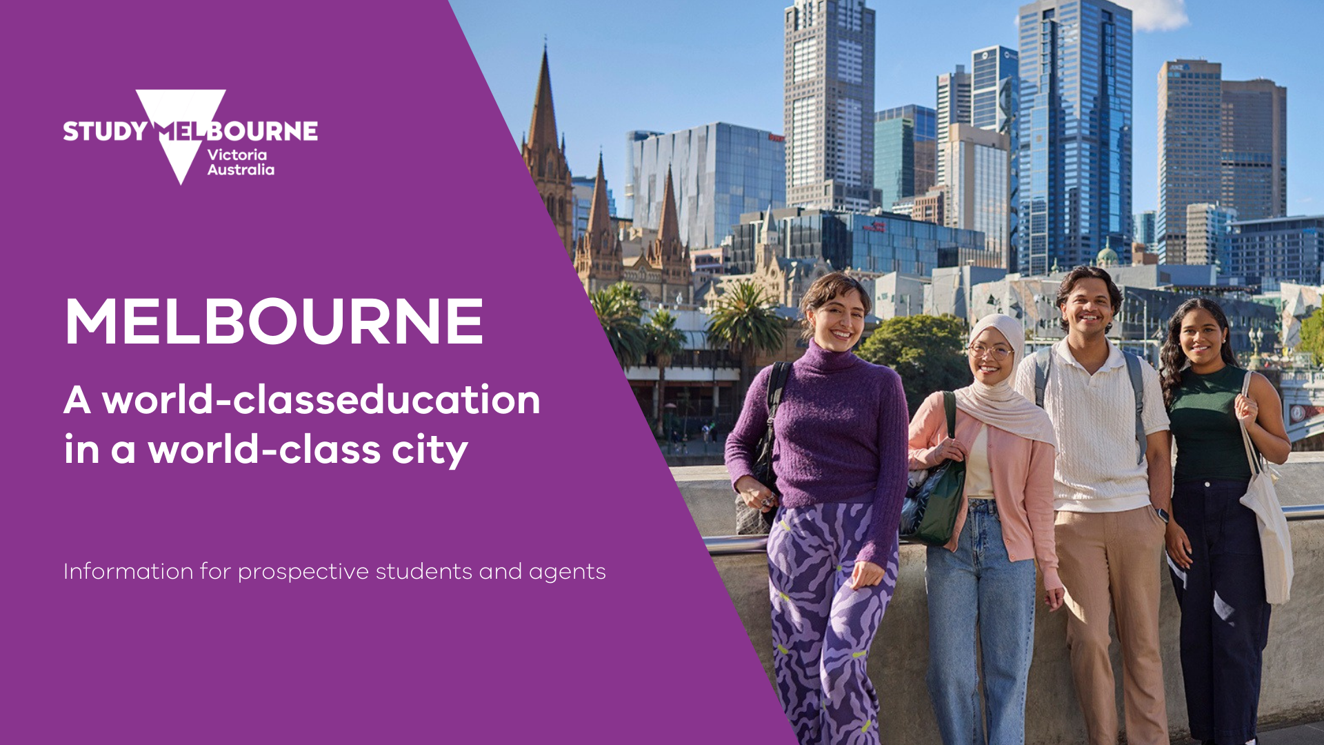 Cover slide of the Study Melbourne Agent toolkit