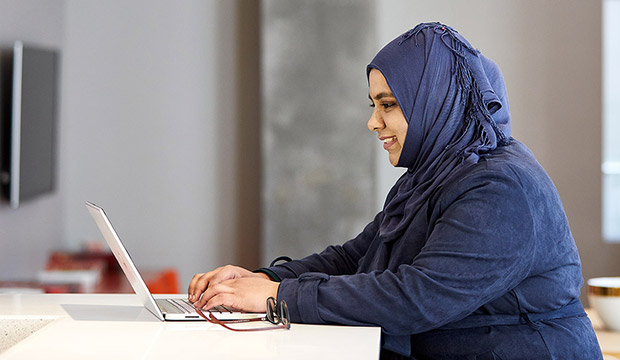 Women using laptop