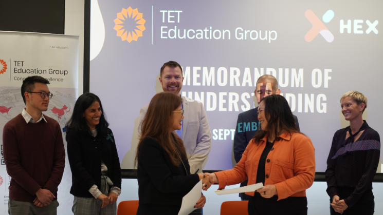 HEX and TET Education Group MOU Signing 